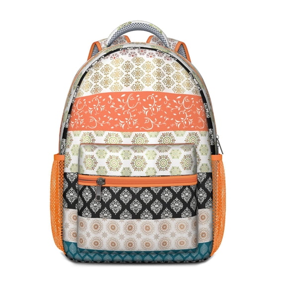 Colorful Abstract Student Backpack - Waterproof & Breathable for School, Work, or Travel