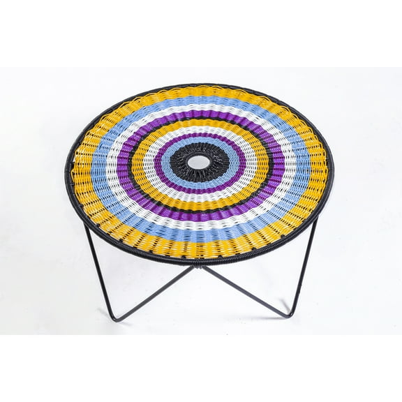 Colorful Accent Table - Modern Living Room & Patio Side Table