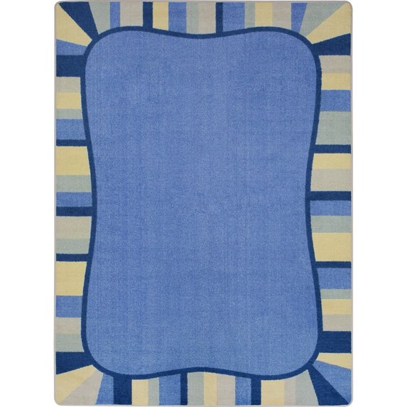 Joy Carpets Kid Essentials Colorful Accents 10'9" x 13'2" Area Rug in Color Pastel