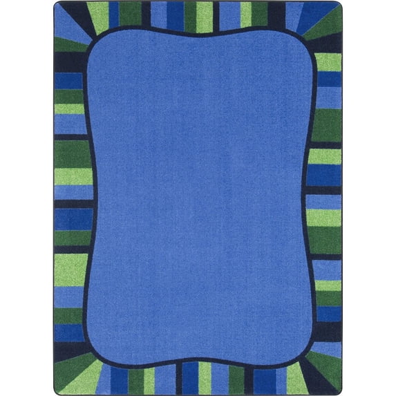 Joy Carpets Kid Essentials Colorful Accents Seaglass 10'9" x 13'2"