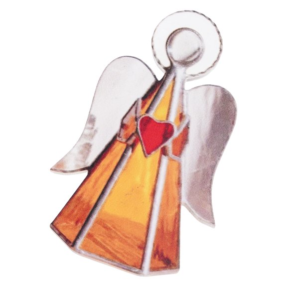 Colorful Acrylic Angelic Statue Tealight Stand Votives Holder For Religious Ceremonies And Wedding Gift