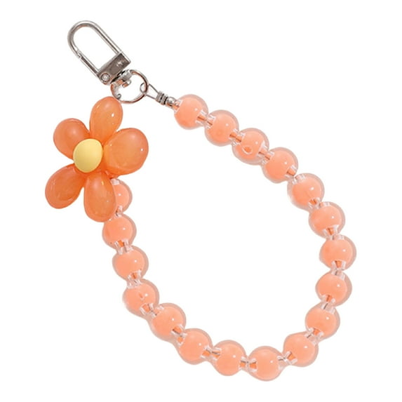 Colorful Acrylic Floral Pendant Key Holder Lightweight Bag Accessory ...