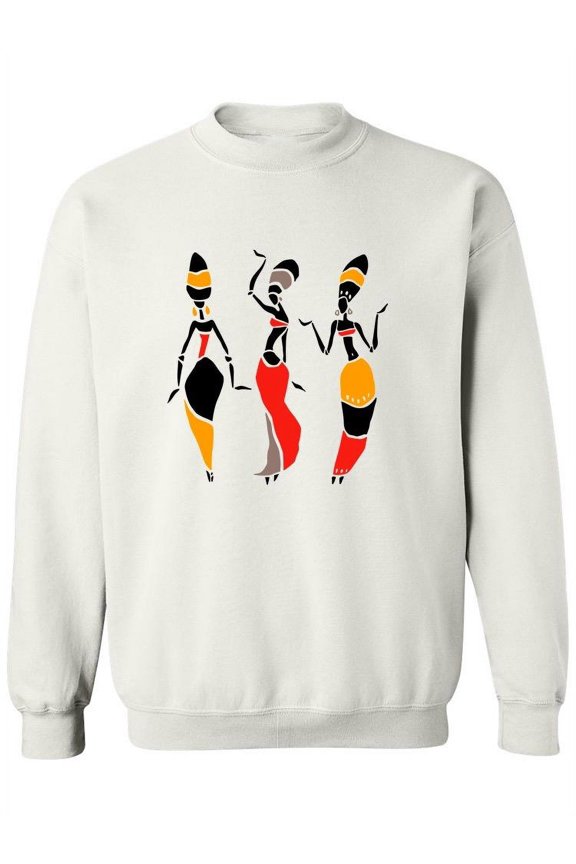 Colorful Afro-american Women Sweatshirt Women -Image by Shutterstock, Female x-Large