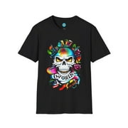 Colorful Airbrush Skull Design by Steezee World