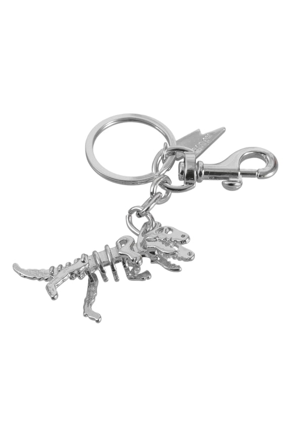 Colorful Alloy Dinosaur Bone Keyring Eye Catching Metal Keychain Accessory Fashionable Bag Charm Ornament for Students