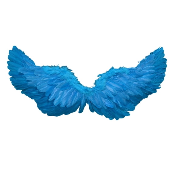 Colorful Angel Feather Wings with Elastic Shoulder Straps, Decorative Angel Wings, Accessory Photography Prop for Christmas, Halloween, Carnival, Stage Performance & Holiday Party Dress-Up