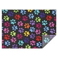 thumbnail image 1 of Colorful Animal Footprints Rectangle Tablecloth 60"x84",Waterproof Polyester Rectangle Table Cloth, Wipeable Spillproof Polyester Tablecloth for Dining, Camping, Indoor and Outdoor, 1 of 5