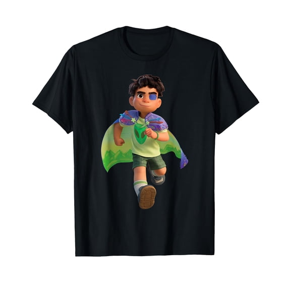 Colorful Animated Character Running T-Shirt for Fun and Adventure