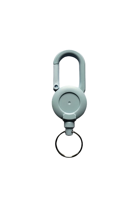 Colorful Anti-theft Metal Easy-to-pull Buckle Rope Elastic Keychain Sporty Retractable Key Ring Anti Lost Yoyo Ski Pass ID Card