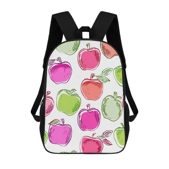 Colorful Apple Pattern_3 Backpack, Travel Backpack, Casual Shoulder Bag, Casual Backpack