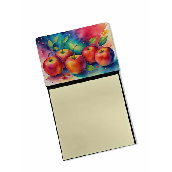 Colorful Apples Sticky Note Holder 3.25 in x 5.25 in