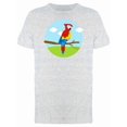 thumbnail image 1 of Colorful Ara Parrot Bird Cartoon Tee Men's -Image by Shutterstock, 1 of 1
