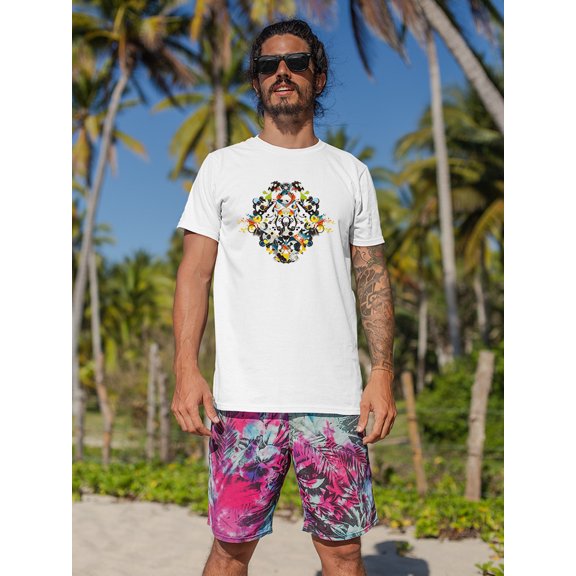 Colorful Art Design Tee Men's -Image by Shutterstock