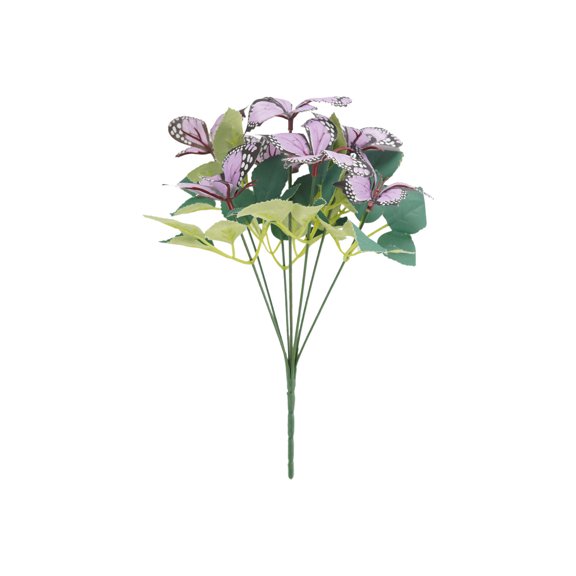 Colorful Artificial Flower Decor with 7-Head Fall Blossoms, Realistic, Waterproof, Reusable for Holiday, Thanksgiving, and Home Interior Decor