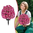 thumbnail image 1 of Colorful Artificial Hydrangea Flowers with Ground Spike, UV Resistant Faux Plants for Garden, Yard, Patio, Front Porch & Outdoor Decor, 1 of 5