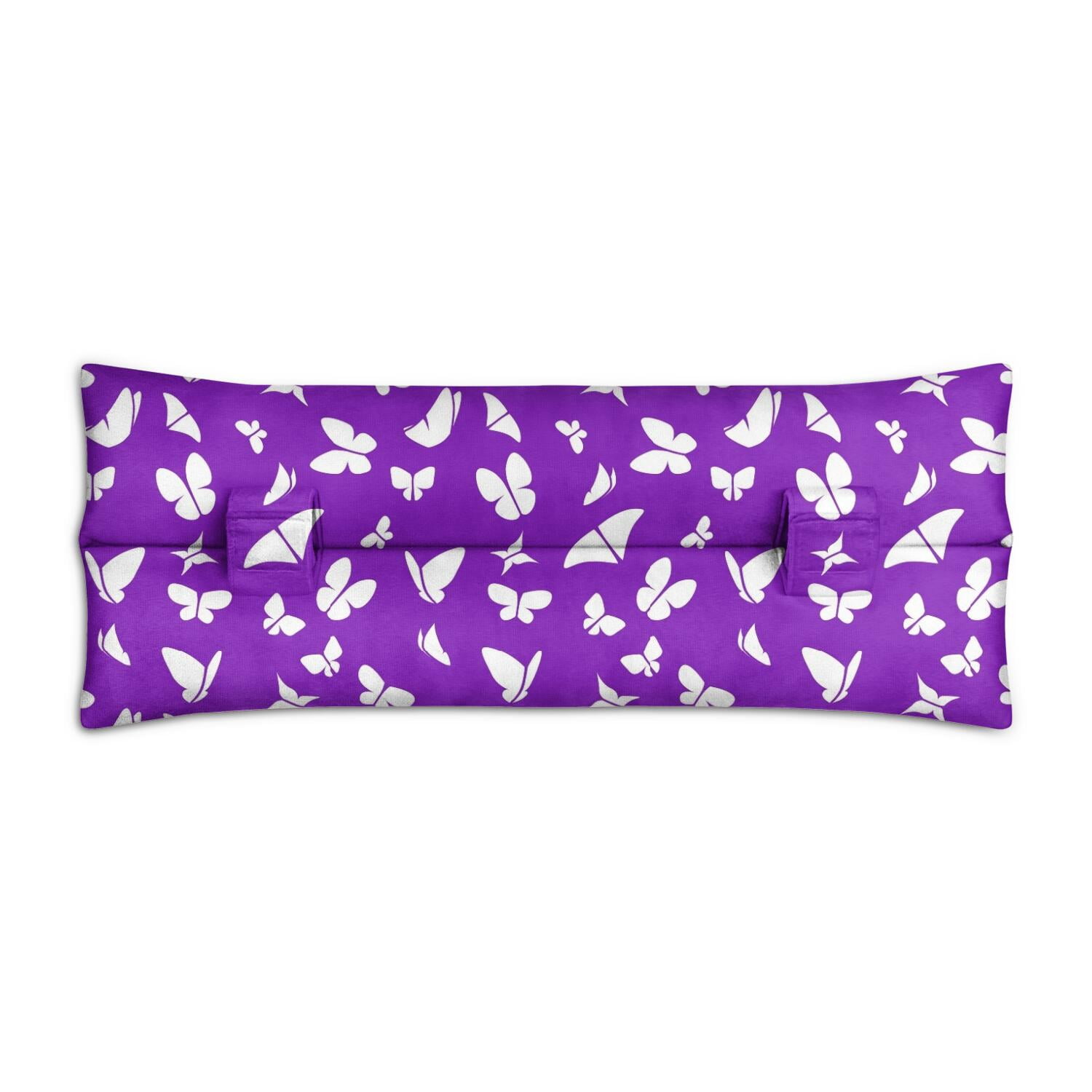 Colorful Artistic Butterfly Seatbelt Cushion - Soft Mastectomy Pillow for Post-Surgery Comfort - Floral Car Travel Pad