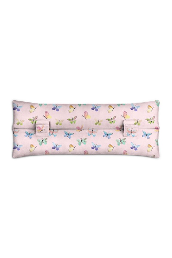 Colorful Artistic Butterfly Seatbelt Cushion - Soft Mastectomy Pillow for Post-Surgery Comfort - Floral Car Travel Pad