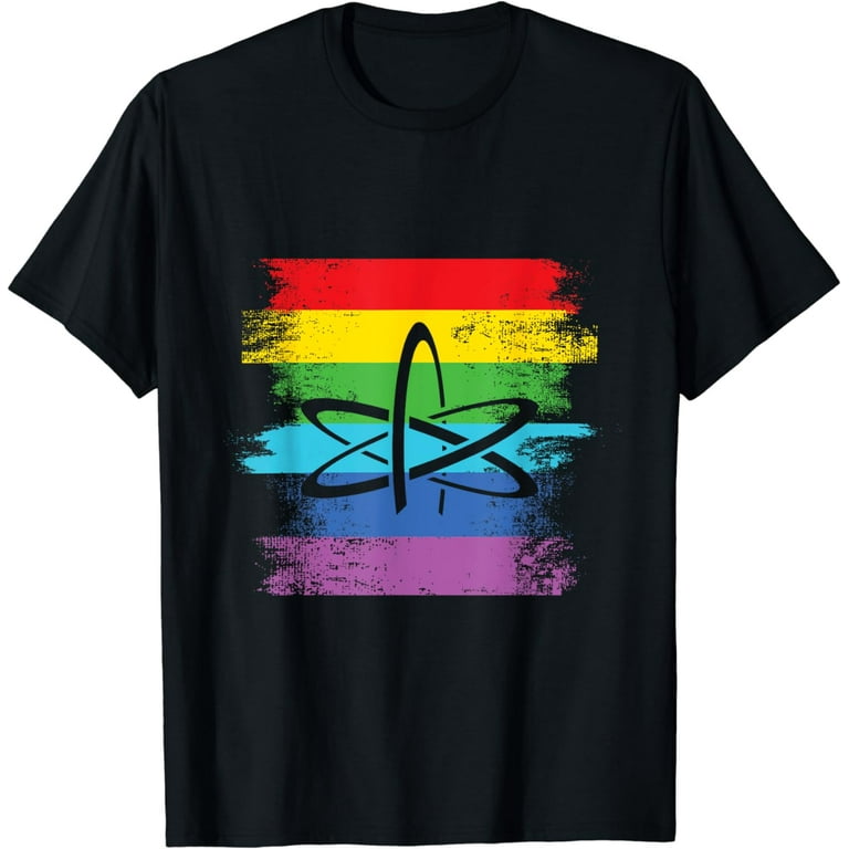 Atheism Symbol T-Shirt Distressed Atheist Atheism Symbol T-Shirt Distressed Atheist