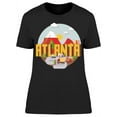 thumbnail image 1 of Colorful Atlanta City Night T-Shirt Women -Image by Shutterstock, Female Small, 1 of 2