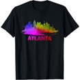 thumbnail image 1 of Colorful Atlanta Cityscape Souvenir - Atlanta Skyline T-Shirt, 1 of 4