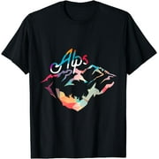 Colorful Austrian Switzerland Alp Alps T Shirt