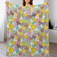 thumbnail image 1 of Colorful Baby Ducks Throw Blanket, Ultra Soft Microplush Bed Blanket, All Season Microfiber Fleece Throw for Bed Chair Sofa Couch Bedroom 60"X50", 1 of 6