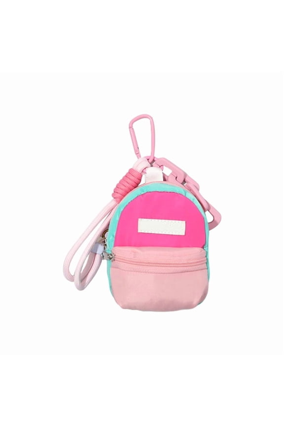 Colorful Backpack Keychain Accessory Practical Miniature Backpack Keychain Unique Key Holder For Daily Necessities