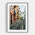 thumbnail image 1 of Colorful Bairro Alto 03 - Lisbon Portugal Photography Black Framed Wall Art Print 24 x 36 inches, 1 of 3
