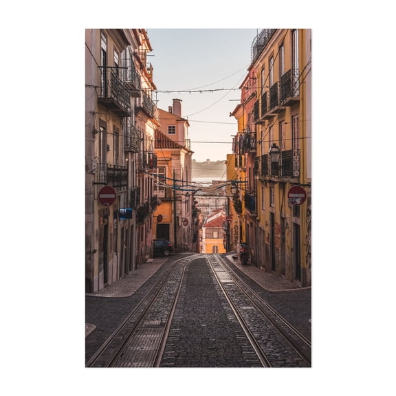 Colorful Bairro Alto 07 - Lisbon Portugal Photography Unframed Wall Art Print 20 x 30 inches