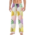 thumbnail image 1 of Colorful Ball Ice Cream Ghost Pajama Pants, Men's Lounge Pants Light with Drawstring and Pockets, Christmas New Year Birthday Father's Day Gifts, 1 of 7