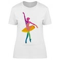 thumbnail image 1 of Colorful Ballet Dancer T-Shirt Women -Image by Shutterstock, Female Small, 1 of 2