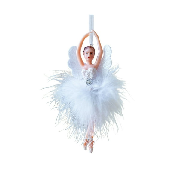 Colorful Ballet Girl Christmas Ornament, Hanging Decor For Tree, Festive Dance Themed Holiday Decoration