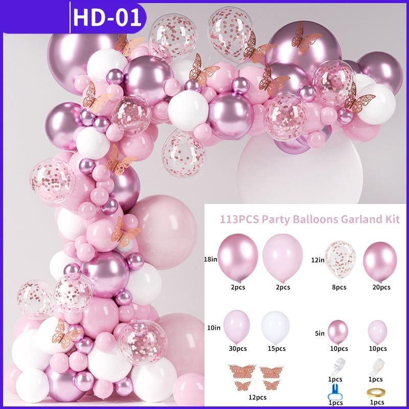 Colorful Balloon Arch Kit,Party Decorations for Birthday Graduation Wedding Anniversary
