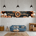 thumbnail image 1 of Colorful Balloons Banner Gift Box Happy Celebration Banner for Birthday Party Event Decoration Indoor, 1 of 2