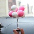 thumbnail image 1 of Colorful Balloons Car Ornaments Cute Mini Cartoon Car Creative Ornaments Decorations Car Accessories For Girls Dashboard, 1 of 7