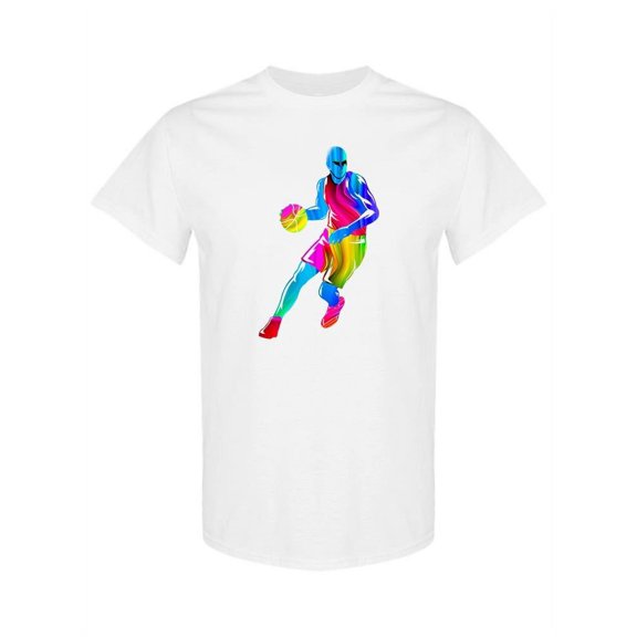 Colorful Basketball Player T-Shirt Women -SPIdeals Designs, Female 3X-Large