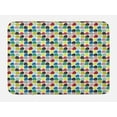 thumbnail image 1 of Colorful Bath Mat, Abstract Pattern with Hand-drawn Shapes and Elements Hipster Doodle Art Print, Plush Bathroom Decor Mat with Non Slip Backing, 29.5" X 17.5", Multicolor, by Ambesonne, 1 of 2