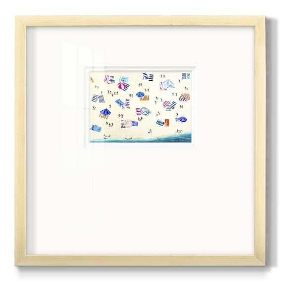 Colorful Beach-Premium Framed Print