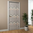 thumbnail image 1 of Colorful Beaded Door Curtain, 90x195cm Bamboo Wood Beads, Foldable Lightweight Design, Perfect for Porches and Corridors, 1 of 14