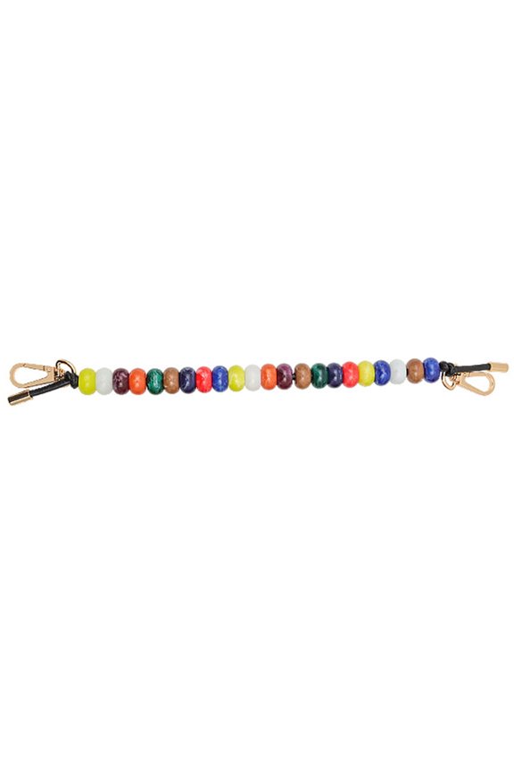 Colorful Beaded Purse Chain Adjustable Length Resin Bag Strap Replaceable Handbag Strap Women's Purse Chain