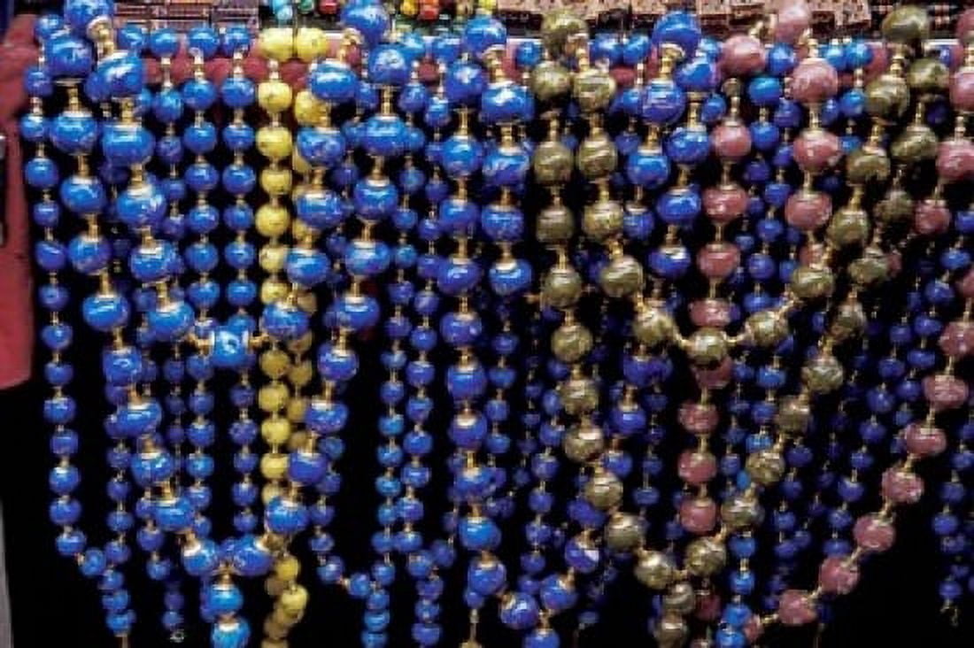 Colorful Beads For Sale in Khan al-Khalili Bazaar Cairo Egypt Canvas Art - Cindy Miller Hopkins DanitaDelimont (18 x 12)