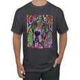 thumbnail image 1 of Colorful Beagle | Dogs Love You | Dean Russo Art Animal Lover Men's T-Shirt, Charcoal, XX-Large, 1 of 6