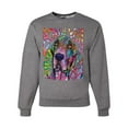 thumbnail image 1 of Colorful Beagle | Dogs Love You | Dean Russo Art Animal Lover Unisex Crewneck Sweatshirt, Heather Grey, Small, 1 of 6