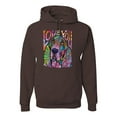 thumbnail image 1 of Colorful Beagle | Dogs Love You | Dean Russo Art Animal Lover Unisex Hoodie Sweatshirt, Brown, XX-Large, 1 of 6