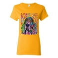 thumbnail image 1 of Colorful Beagle | Dogs Love You | Dean Russo Art Animal Lover Womens T-Shirt, Gold, Small, 1 of 6