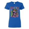 thumbnail image 1 of Colorful Beagle | Dogs Love You | Dean Russo Art Animal Lover Womens T-Shirt, Royal, Small, 1 of 6
