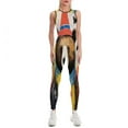 thumbnail image 1 of Colorful Bear Art Print Women's One Piece Yoga Jumpsuits Leggings Playsuit Gym Suit Fitness Running Athletic Clothes Gym Wear Set, 1 of 6