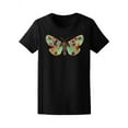 thumbnail image 1 of Colorful & Beautiful Butterfly T-Shirt Women -Image by Shutterstock, Female x-Large, 1 of 2
