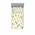 thumbnail image 1 of Colorful Bedding Set with Sheet & Covers, Retro Style Colorful Big and Small Water Drops Rain Inspired Pattern, Printed Bedroom Decor 2 Shams, 4 Sizes, Multicolor, by Ambesonne, 1 of 3
