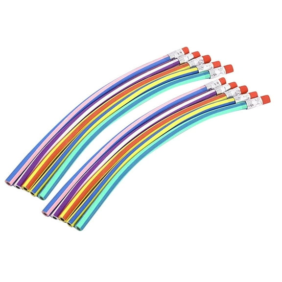FAHXNVB Pencils with Eraser, HB, Multicolor, 30 Count, 10 Pack
